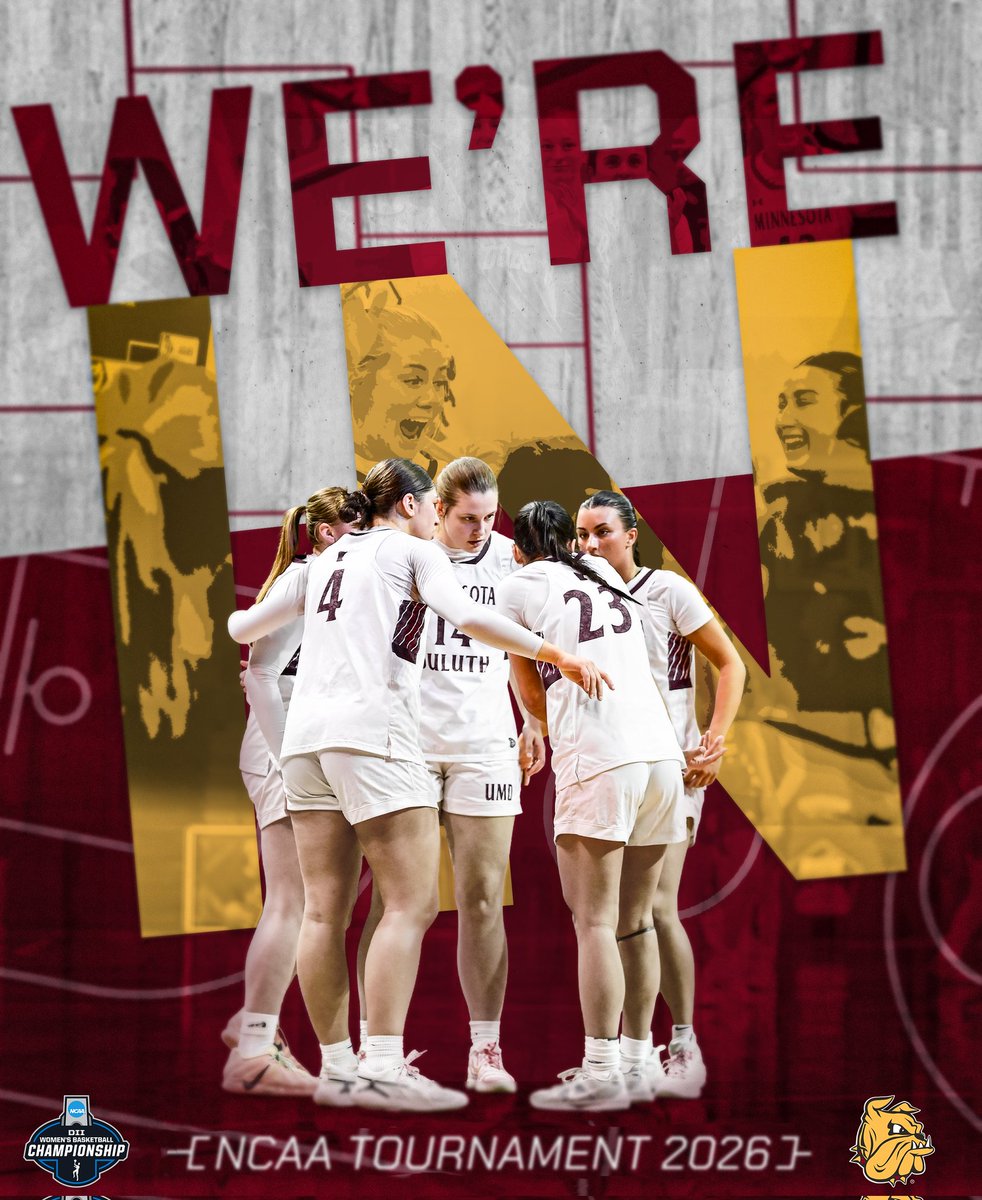 UMDWomensBBall's tweet photo. The Bulldogs have entered their first NCAA DII Tournament since the 2022-23 season! They will face Minnesota State University Mankato in the first round on March 13th.

#BulldogCountry https://t.co/XJoG8ERbI4