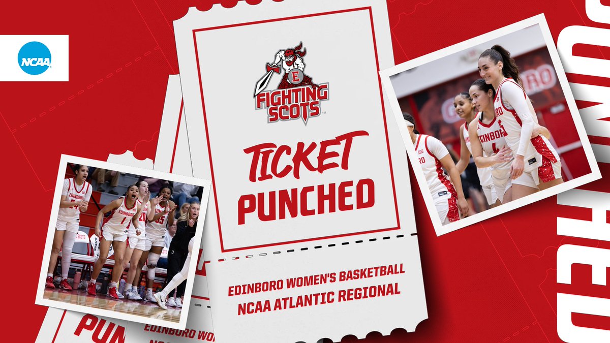 BoroAthletics's tweet photo. WE'RE IN! The Scots are going dancing earning the 7th seed in the NCAA Atlantic Regional hosted by IUP. https://t.co/EsoIeZXo0U