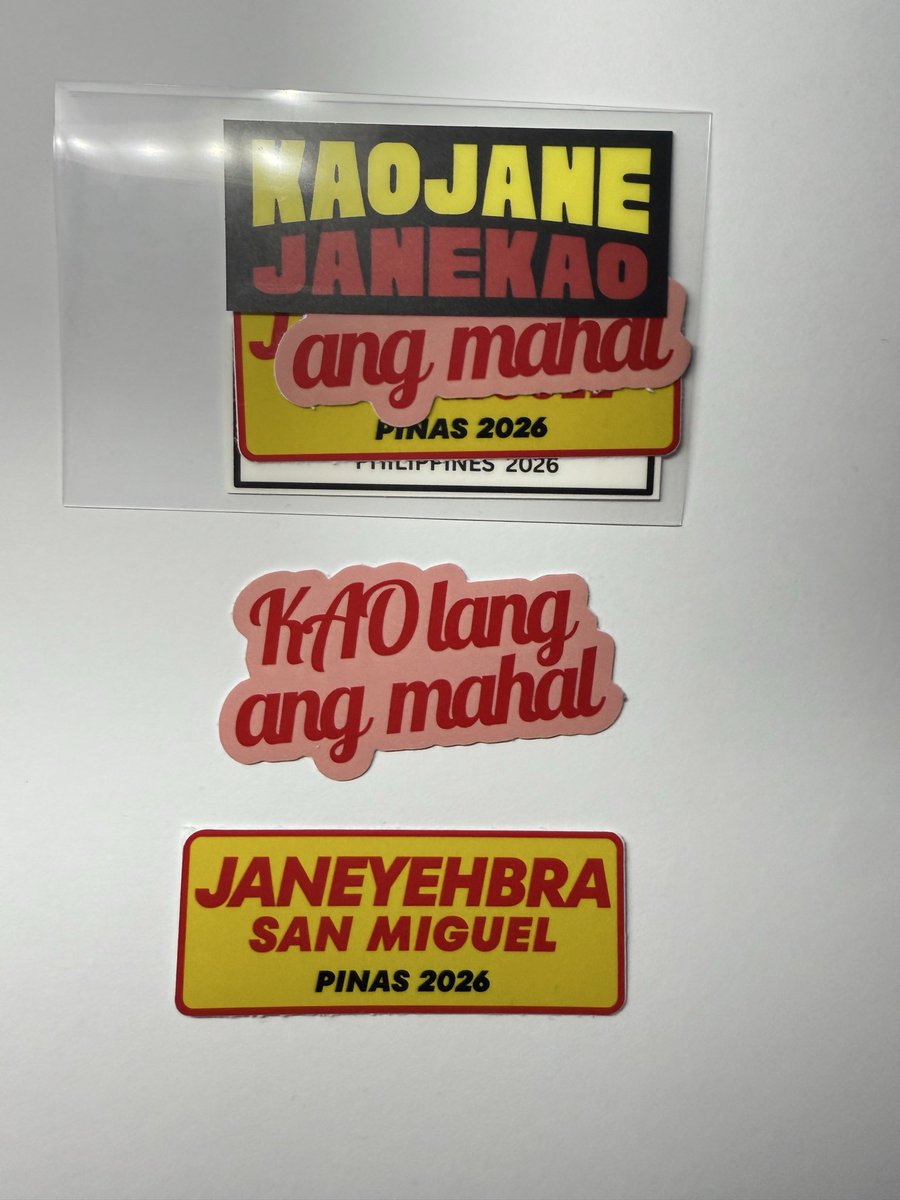 Ang korni at ang baduy 😭😭😅😓 parang kami yung may amats😓😓

Sorry na pero kasama pa rin yan sa sticker set na ipapamigay namin sa #LoveDesignwithKaoJaneJaneKaoFMinManila 

#KaoJaneJaneKao
#supassra_sp 
#janeeyeh