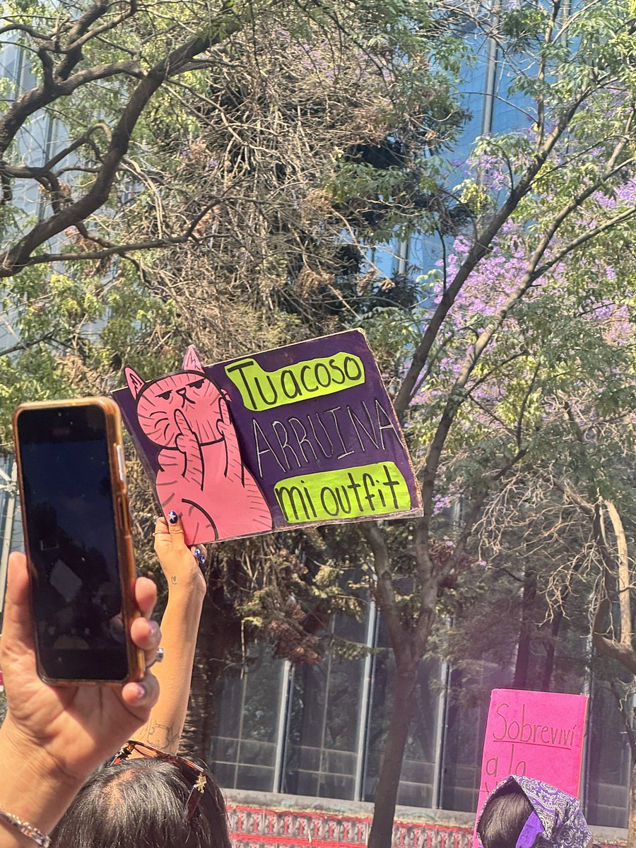 Los carteles que más amé este #8M son los que tenían gatitos