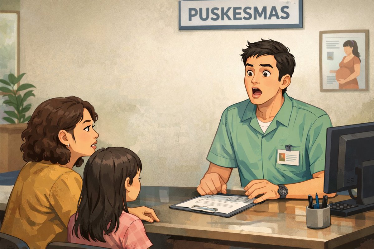 NakesPuskesmas's tweet photo. Suatu pagi di Puskesmas
👨: "Ada keperluan apa nih bu?"
👩‍🦱: "Ini anak saya mau periksa kesehatan soalnya mau nikah bulan depan"
👨: "Oh gitu ya bu. Umur anaknya udah berapa ini bu? Kayaknya msh muda banget"
👩‍🦱: "Iya masih 16 tahun"
👨: "Heh kok buru2 amat dinikahkan bu?"
👩‍🦱: "Soalnya kan udah ada yg mau urusin, ya mending dinikahkan aja" 

Memilih menikahkan anak saat umurnya belum cukup tdk selamanya baik. Jika ditinjau dari aspek hukum, usia minimal menikah adalah 19 tahun. Sedangkan dlm aspek kesehatan, usia yg dianggap aman utk menikah adalah 21 thn utk perempuan dan 25 thn utk laki-laki. 

Ibarat buah yg belum matang, jika dipaksakan dipetik buahnya akan kecil dan rasanya hambar. Begitupun organ reproduksi yg sebenarnya blm matang saat dibuahi di bawah umur 21 thn, sehingga dapat mengakibatkan: 

1. Lebih Rentan terhadap Infeksi
Pada remaja perempuan, leher rahim (serviks) msh dlm tahap berkembang dan lebih sensitif sehingga lbh mudah terkena infeksi yg berakibat radang panggul dan berpotensi menganggu kesuburan 

2. Risiko Luka pada Organ Reproduksi
Jaringan pada vagina dan serviks msh relatif tipis shingga lbh mudah mengalami iritasi atau luka sehingga risiko infeksi jauh lebih tinggi. 

3. Risiko Kehamilan Usia Remaja
Usia remaja adalah usia dimana secara mental masih labil, sehingga jika terjadi kehamilan risiko terjadi preeklamsia, anemia hingga bayi lahir dengan berat badan lahir rendah sangatlah besar. 

Lagian kok masih kepikiran buru-buru nikah sih, belum tahu aja uang 100 rb kalau dibawa ke pasar sekarang cuma dapat bawang, cabai sama tempe 😭