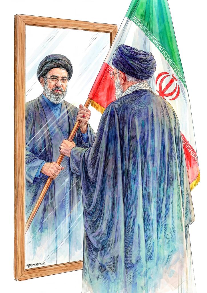 One Khamenei departs, another Khamenei rises.
The banner of resistance will never fall.
Ayatollah Sayyed Mojtaba Khamenei chosen as the Third Leader of the Islamic Revolution of Iran by the Assembly of Experts.
Labbaik Ya Farzand-e-Khamenei
Labbaik Ya Wilayat-e-Faqih ✊
#Iran