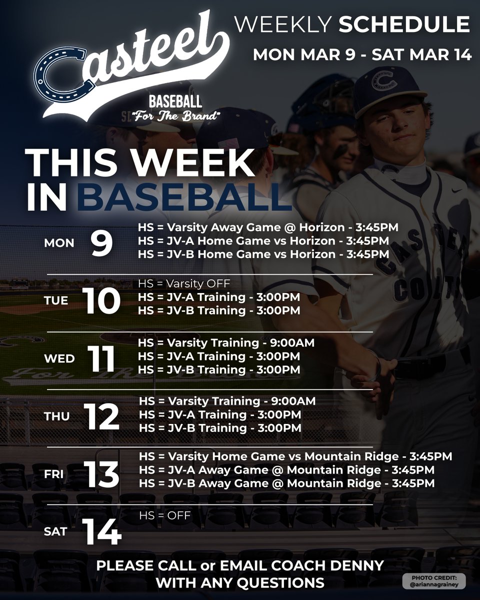 Casteel Colts Baseball tweet media
