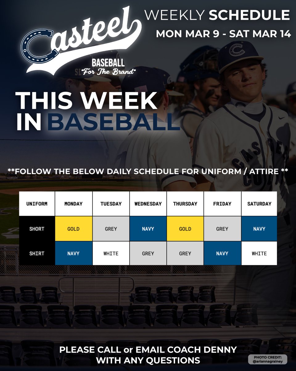 Casteel Colts Baseball tweet media