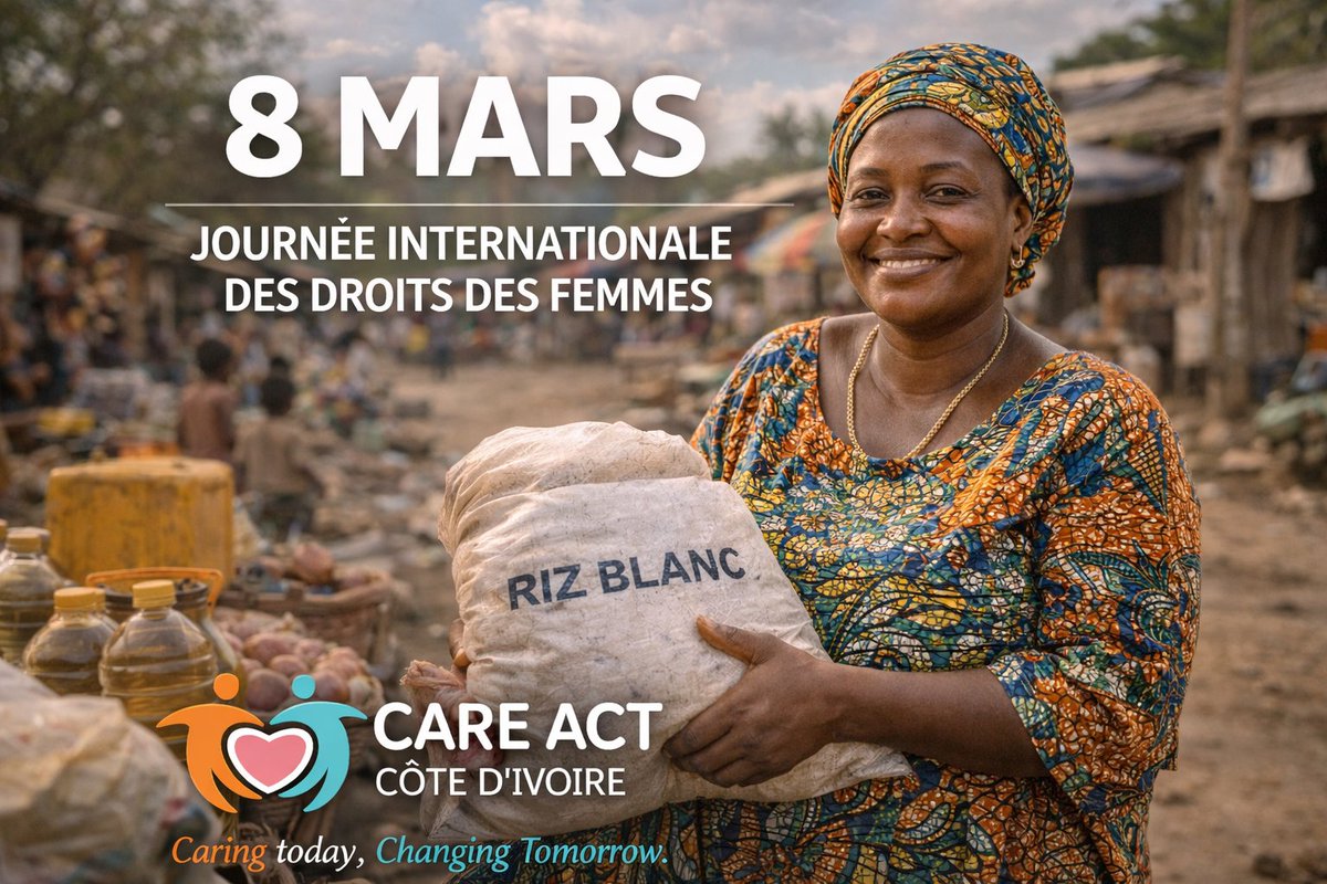 careactci's tweet photo. En ce #8Mars, CARE ACT rend hommage à toutes les femmes qui font vivre la solidarité :
🤝 bénévoles
💛 donatrices
🌍 femmes engagées
Et surtout les femmes bénéficiaires, pour qui nous continuerons de nous battre chaque jour.
Caring today, Changing Tomorrow.
#CAREACT https://t.co/C8ZxES3141
