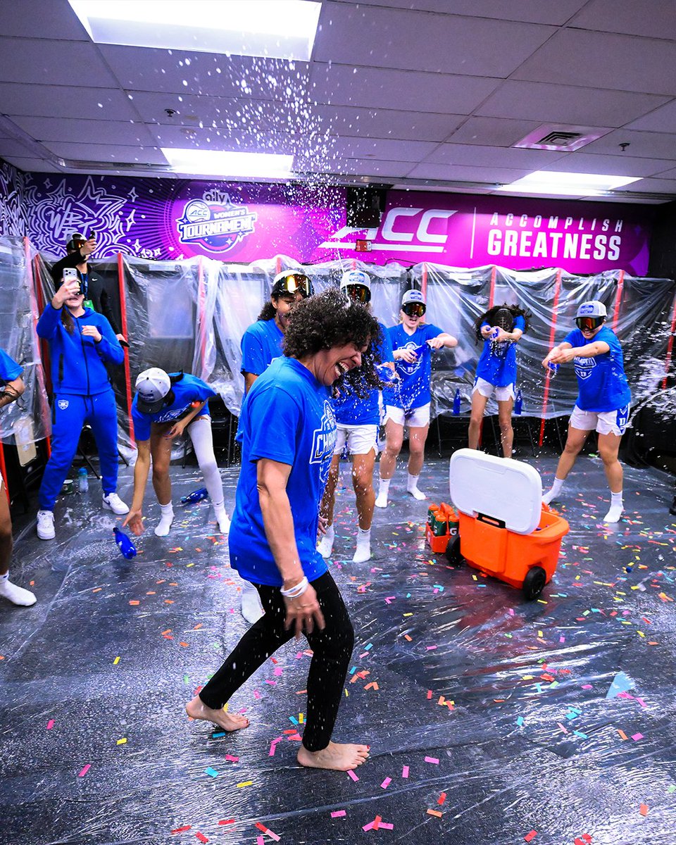 accwbb's tweet photo. ’Ship secured. Celebrate accordingly. 🏆 @DukeWBB https://t.co/icw0pn8AWy