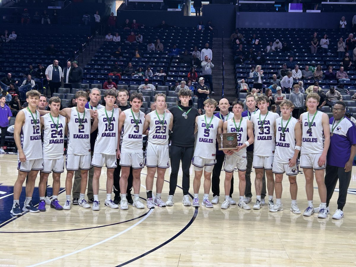 CHCA_Eagles's tweet photo. Boys Hoops OHSAA D4 District Final
π¦
π
FINAL
@CHCA_bk 54
Alter 65
Eagles finish the season with a 15-11 record, as District Runners-up.
Thank you to our Seniors Griffin, Adam, Jason, Dillon, Colin, Cole, and Isaiah. What a season!
#360Armor https://t.co/henrOaxVgr