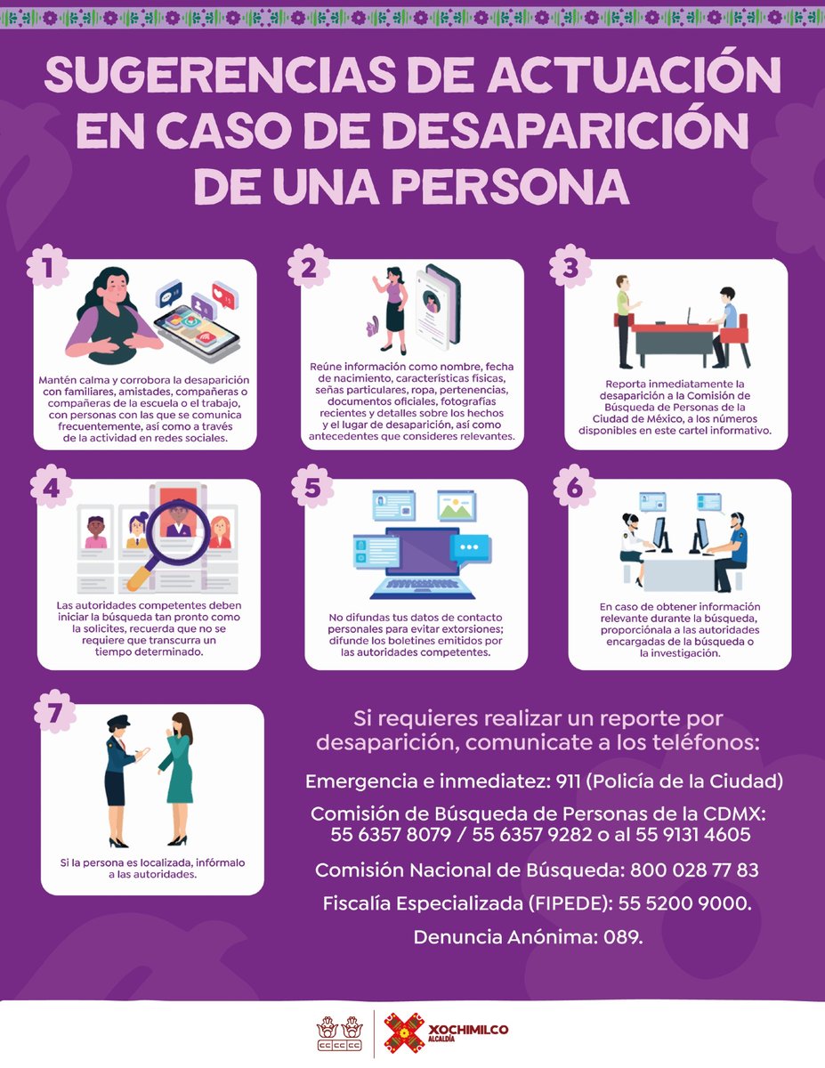🔎 Saber qué hacer ante la desaparición de una persona puede marcar la diferencia.

Infórmate sobre el protocolo recomendado y actúa de inmediato. 👇

#TierraDeGuardianes 🌿