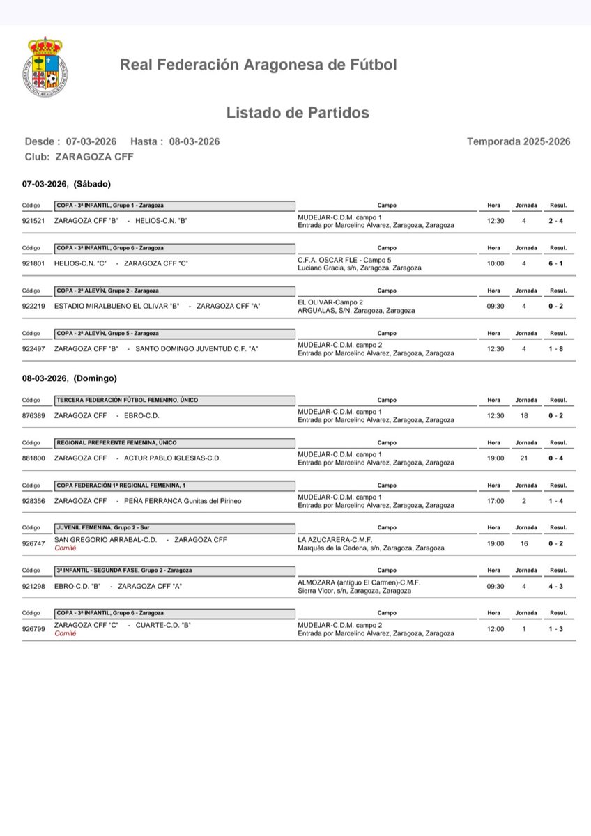 𝗭𝗮𝗿𝗮𝗴𝗼𝘇𝗮 𝗖𝗙𝗙 𝗖𝗮𝗻𝘁𝗲𝗿𝗮 tweet media