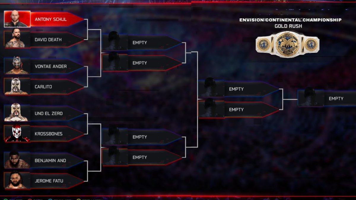GFWonX's tweet photo. THE BRACKETS ARE SET

#GFWENVISION https://t.co/4ZRgsctnfi