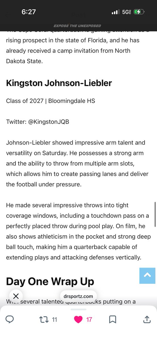 Kingston Johnson tweet media