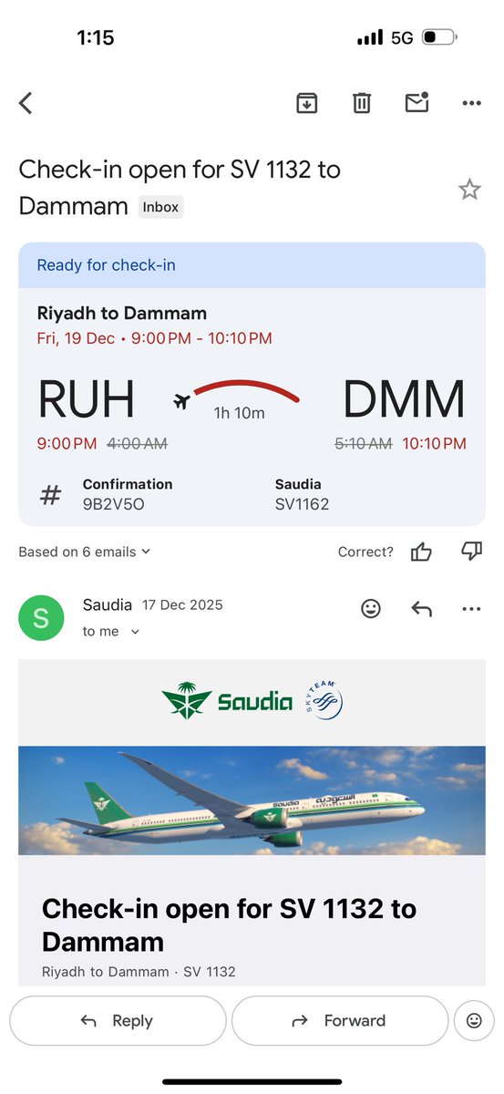 Fadia_AlDuhaim's tweet photo. @Saudia_Care كنت أحد المتضررين في أزمة الرحلات 19 ديسمبر تم إعادة جدولة الرحلة أكثر من مرة وعملت إلغاء للرحلة من مكتبكم في مطار الرياض وبلغوني المبلغ بيرجع لي وإلى الآن ما رجع كيف الطريقة لاستعادته؟؟ https://t.co/J29VNWSTDV