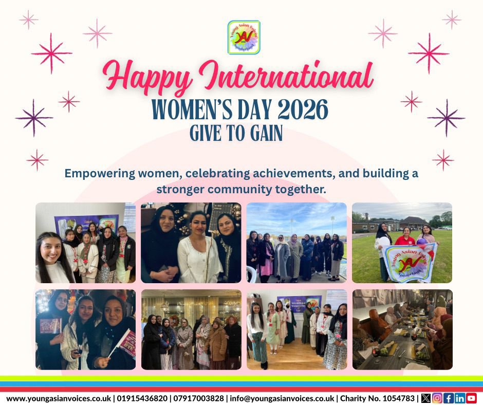 YAV_Sunderland's tweet photo. 🌟🌍✨Happy International Women’s Day✨🌍🌟
We celebrate the incredible strength, resilience, and achievements of women in @YAV_Sunderland 

Let’s honor the women who have paved the path for others and empower future generations to reach their fullest potential💪💖
Give to Gain❤️ https://t.co/TmgpH5ie2h