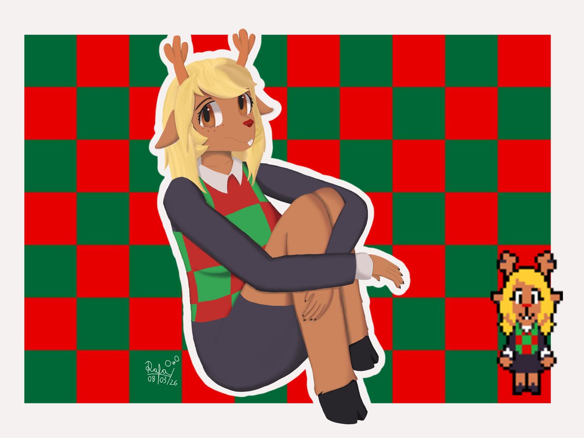 RafaFox027's tweet photo. Girl next door 🦌 #DELTARUNE https://t.co/I92SfHsV3l