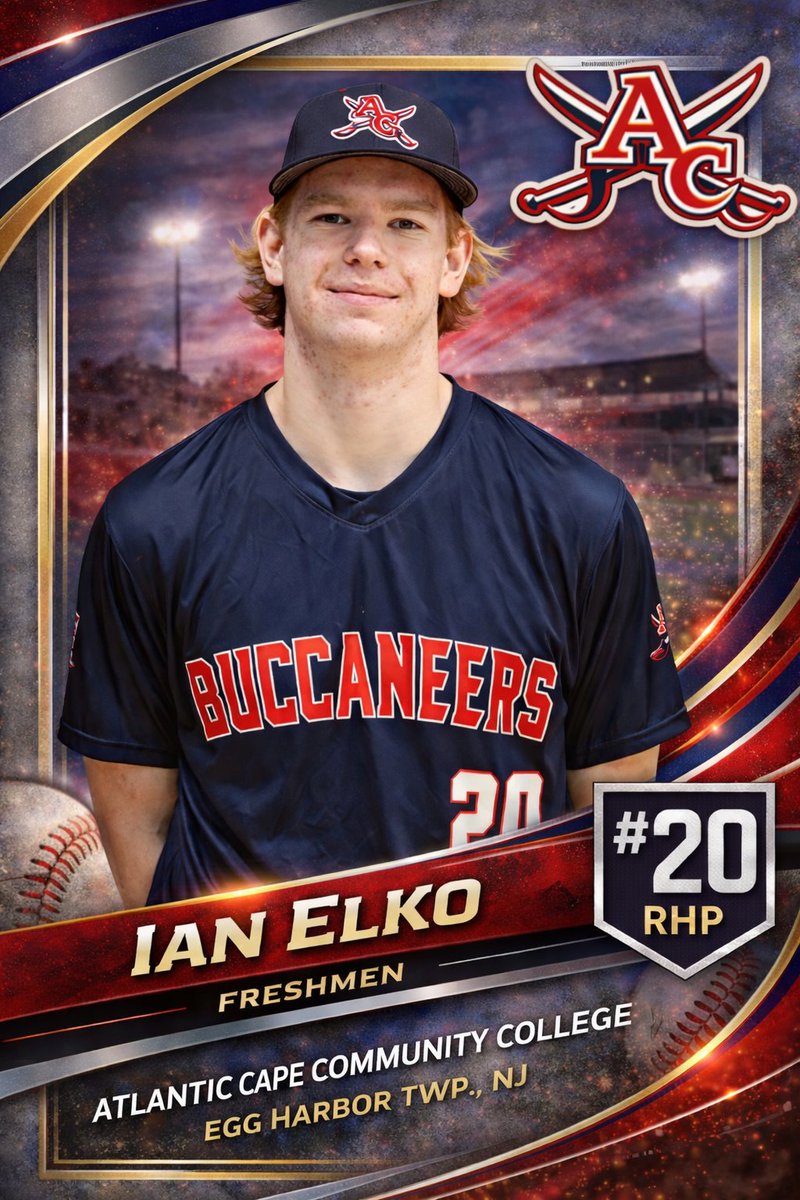 EHTHSbaseball's tweet image. Alumni Spotlight: Ian Elko — Freshman RHP at Atlantic Cape CC.
Season opens this week vs Union College.
Best of luck to Ian and the Bucs in 2026! ⚾
#EHTBaseball