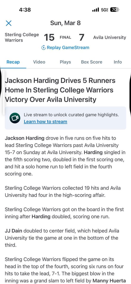 Leavenworth Baseball tweet media