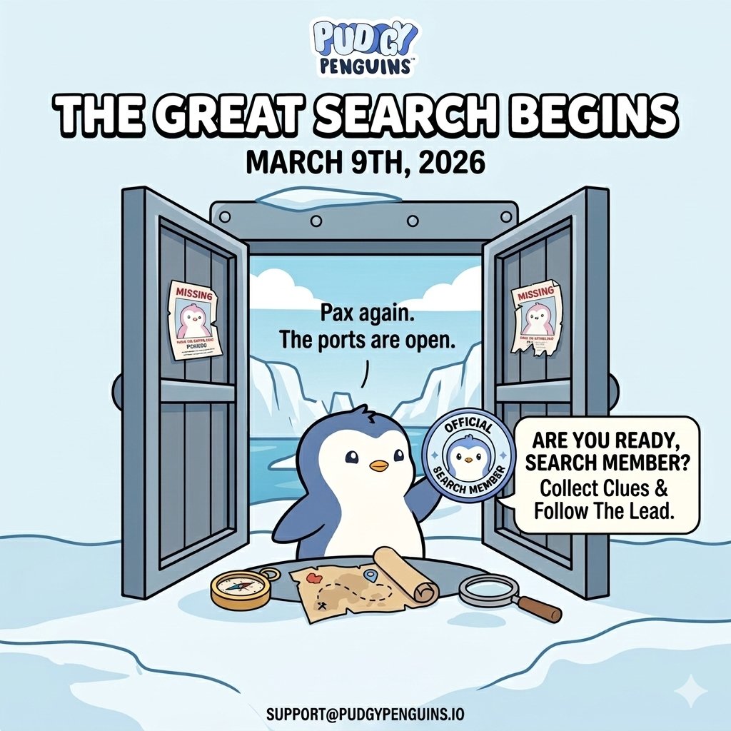 🕵️‍♂️ The Search for Polly Begins TOMORROW!
The ports to The Berg are open and Polly is missing. Whatever happened, it wasn't random. We need every Official Search Member on deck.
Are you ready to collect clues and follow the lead?
Start the investigation here:
👇👇👇