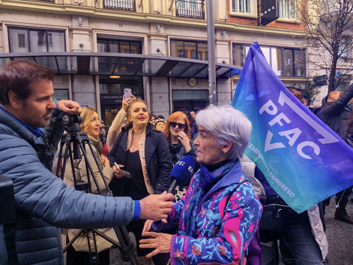 pfacmadrid_clm's tweet photo. ¡¡¡ Viva la lucha de las Mujeres !!! #8MAbolicionista #PFAC #8M2026 #Madrid https://t.co/F7f1fgurms