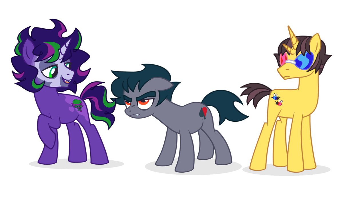 partyponypower's tweet photo. two unicorns and an earth pony https://t.co/EVwrKbWQUe
