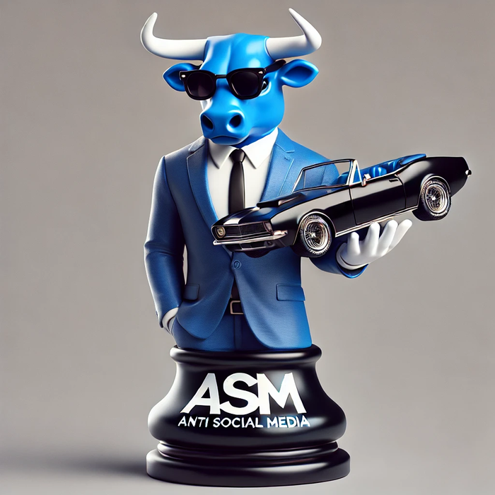 XRPCHESS's tweet photo. Happy Sunny Sunday☀️
Some players chase noise.
Others study the board. ♟️
Today’s ASM × XRPChess piece is the Silent Bull Operator 🐂
Suit sharp.
Shades on.
Engine ready. 🚗
While timelines argue and charts shake…
he’s already 3 moves ahead.
♟️ Question for the board:
Are you reacting to the market…
or positioning before the move everyone else eventually sees?
#XRPChess #0xASMedia #XRPL #CHESSNOTCHECKERS #NFTS
Thank you to the anonymous holder of this professional, powerful Collaboration Piece, for being apart of our community!
Also Huge Shout Out and Big Thank You To @0xASMedia For Letting Us Collab!