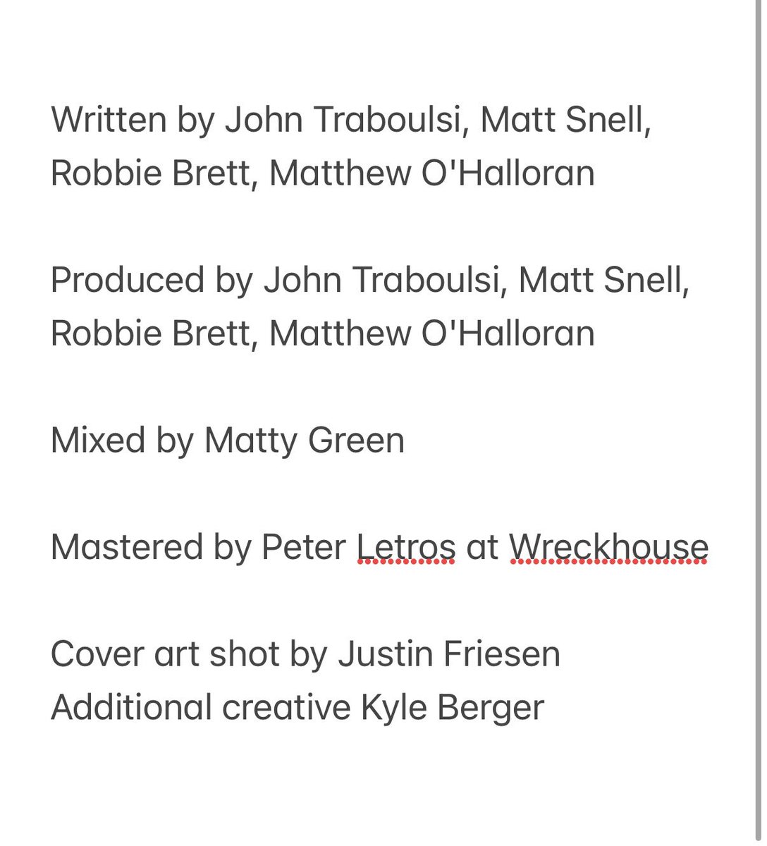 Camera Shyyyy credits. Big team big rings nice things.