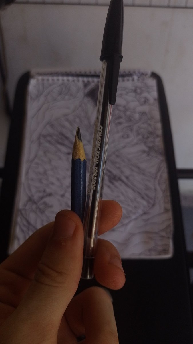 OZMIR_OFICIAL's tweet photo. Oi tô só passando aqui só pra mostrar um de meu simples desenho.
Este desenho e uma paisagem de uma área emtre 2 florestas diferentes com uma árvore no meio.
#Drawing #Drawingonpaper https://t.co/klbk0exlh0