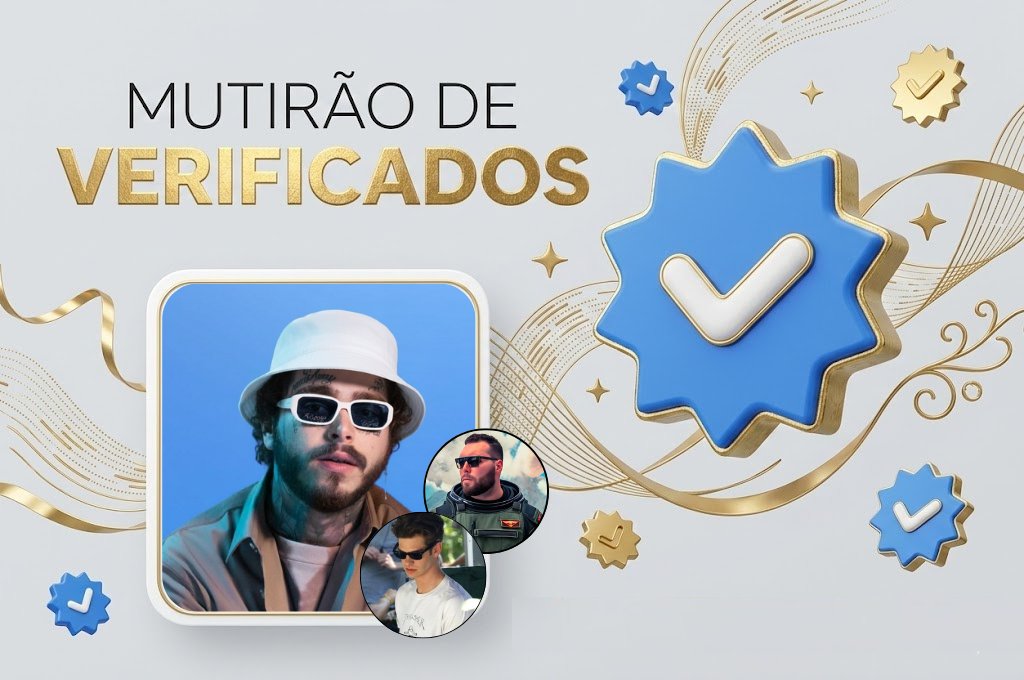🚨 MINI MUTIRÃO DOS VERIFICADOS feat.<a href="/centraldokaraev/">Rennan R</a> e <a href="/tavinhoxw/">tavinho</a>.

Regras:

✅ Siga os @ mencionados.
✅ Faça um comentário no post.
✅ Curta os comentários dos outros.
✅ Siga quem curtiu seu comentário.
✅ RT e FAV pra chegar em mais verificados.
❌ Proibido parar de seguir.