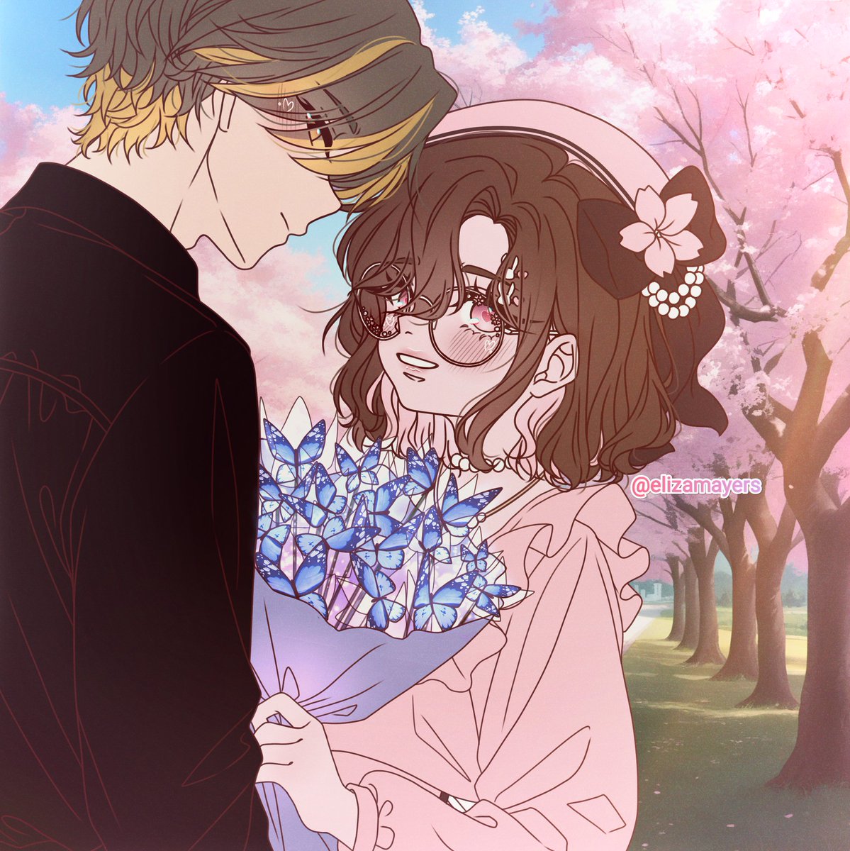 I got carried away with drawing all day and still didn’t have time 🥲 
In general, happy belated Women's Day to all beautiful ladies! Girls, you all are my most charming 😘💕 

#ElizaMayers #Daniel #ocart #sketch #happywomensday