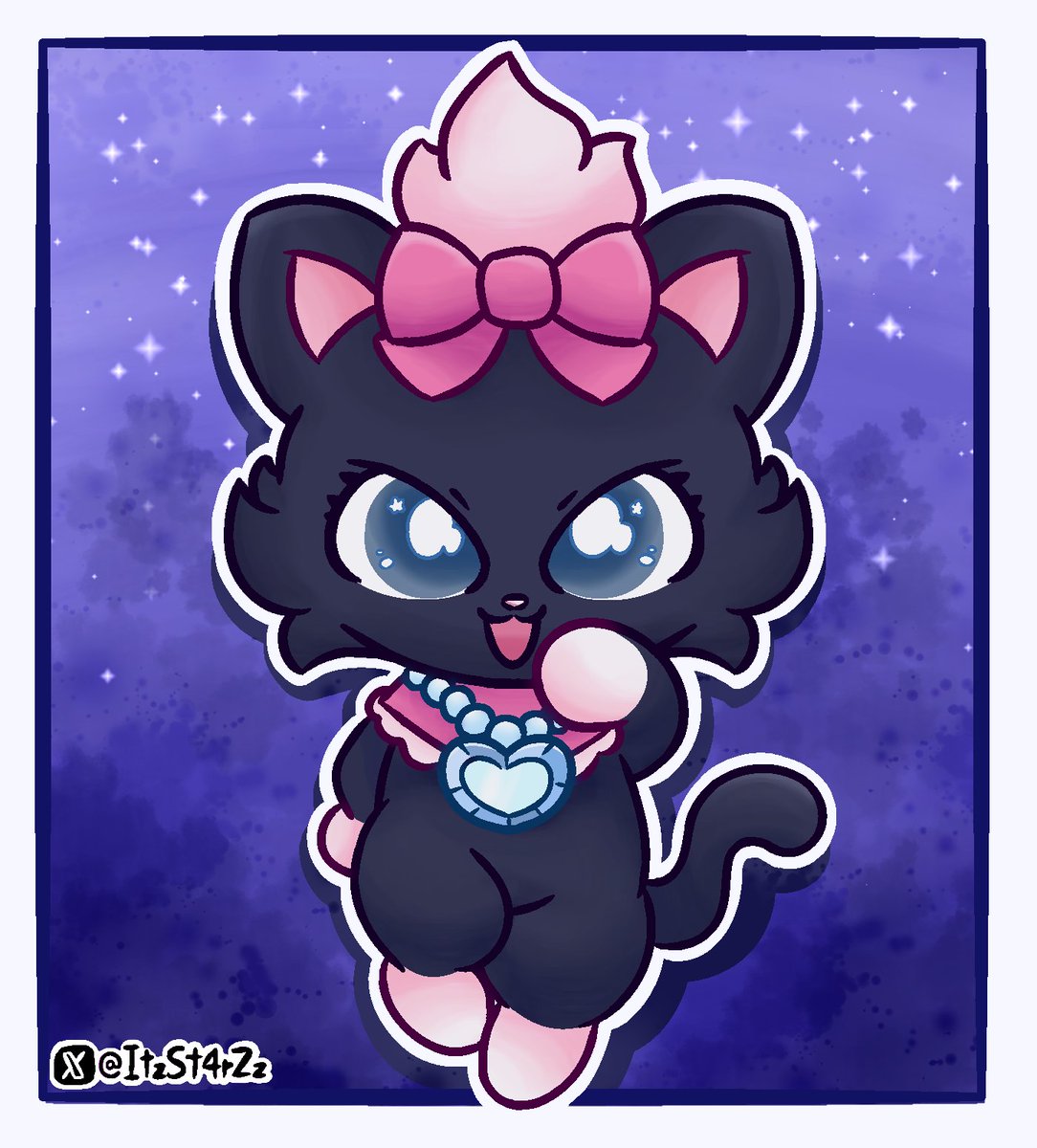 Diana!!~ >:3 🖤💎 ️ #sanrio #jewelpet #diana #art #fanart #digitalart ...