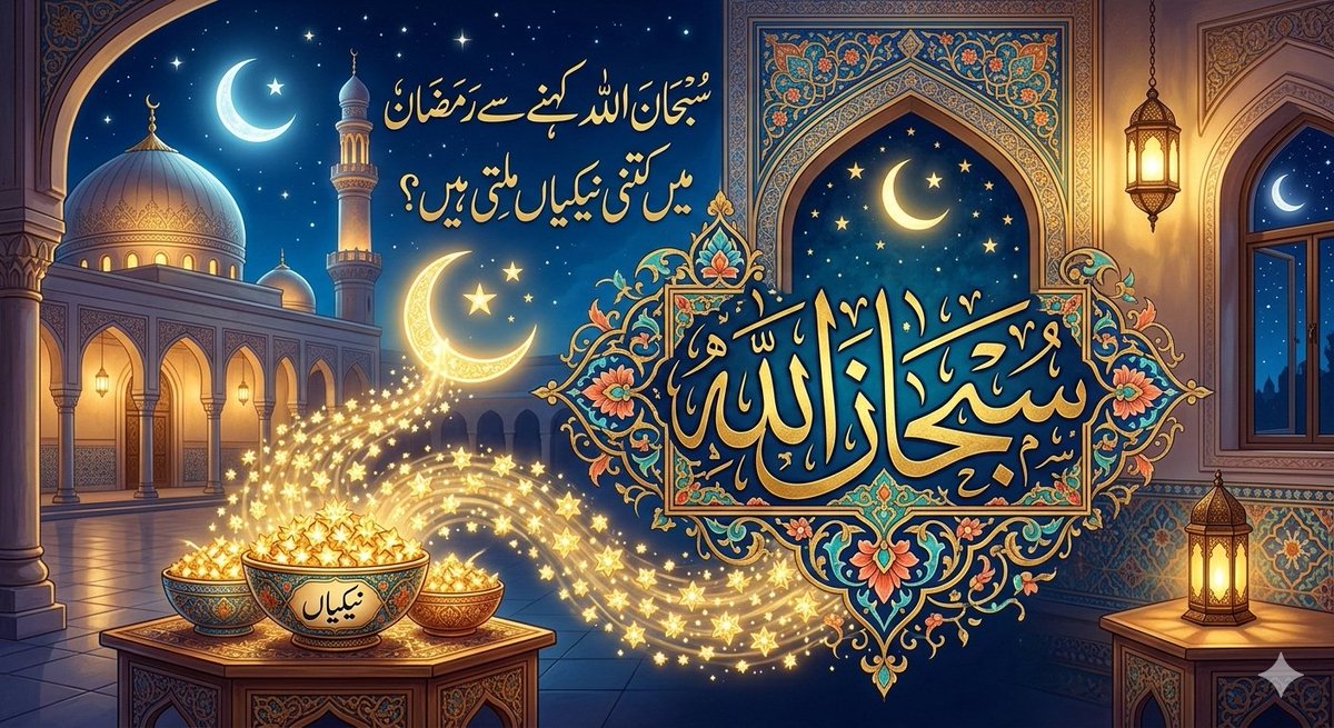 humzagroup's tweet photo. سبحان اللہ کہنے سے رمضان میں کتنی نیکیاں ملتی ہیں؟
#Ramadan 
#เตนล์ 
#Iran 
#Pakistan 
#Islam https://t.co/uHRo6eKPyI
