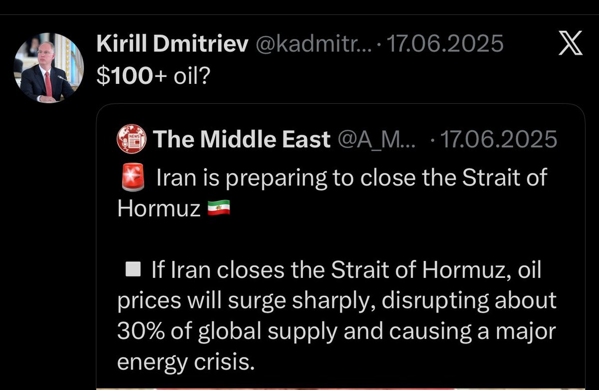 Kirill Dmitriev tweet media