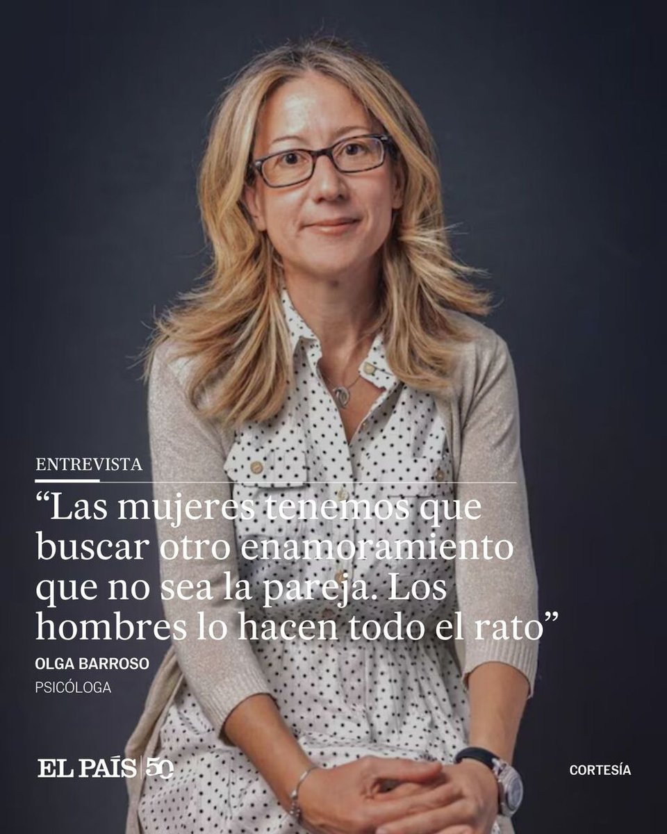 💬 Olga Barroso, psicóloga: “Las mujeres tenemos que buscar otro enamoramiento que no sea la pareja. Los hombres lo hacen todo el rato”

La autora reflexiona acerca de qué significa amar cuando se ha aprendido a hacerlo bajo normas desiguales

🔗 tinyurl.com/25cwapb6