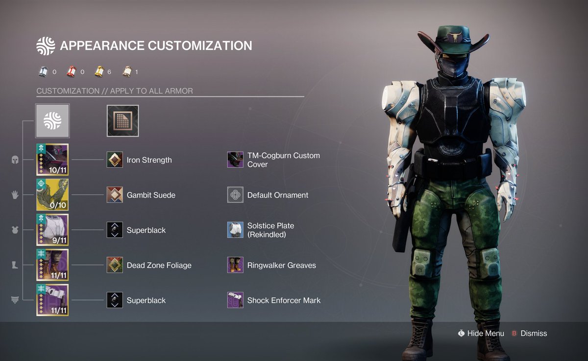 G.I.Joe Sgt. Slaughter 

#destiny2 #Destiny2fashion #Bungie