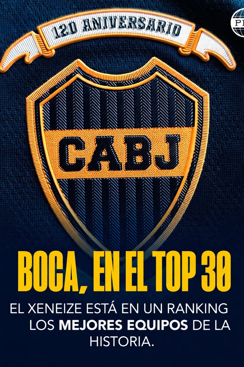 BocaJrsSports's tweet image. Para #FourFourTwo BOCA JUNIORS 🇦🇷 está dentro de los MEJORES 30  EQUIPOS DE LA HISTORIA. 

BOCA quedó en el puesto 26 y la gran referencia fue la era de Carlos Bianchi entre 1998 y 2004 con sus respectivos ciclos.