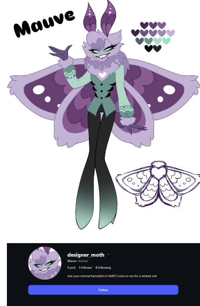 VolticGlitch_'s tweet photo. https://t.co/LeIhXcW0vc

Updating:

The person who stole my OC Seism's design has got their friends to join in the trend and make their own 'seism knockoffs' as 'revenge'.

They clearly want attention just block etc

#hazbinhotel #hazbinhoteloc https://t.co/OBSUfxWC2S