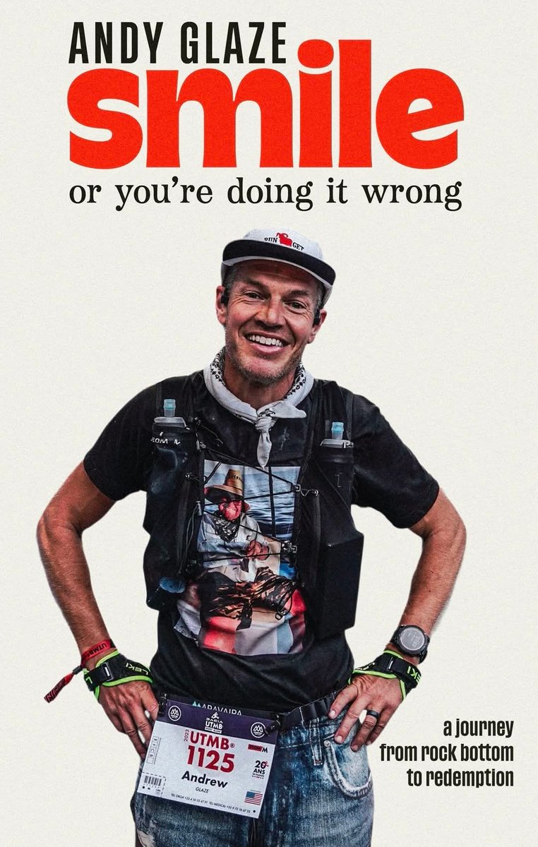 Glazeruns's tweet photo. Listen to Smile, or You're Doing it Wrong by Andy Glaze on Audible. https://t.co/GRUuop750k https://t.co/eDiaUExQSw