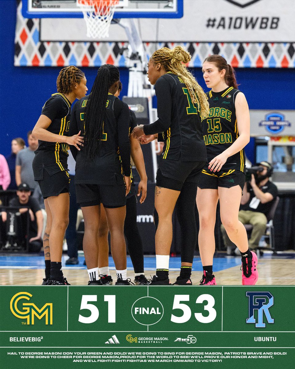 Final from Henrico.

Thank you, Mason Nation! 💚💛 

We're not done yet. Stay tuned....

#BelieveBIG² | #Ubuntu