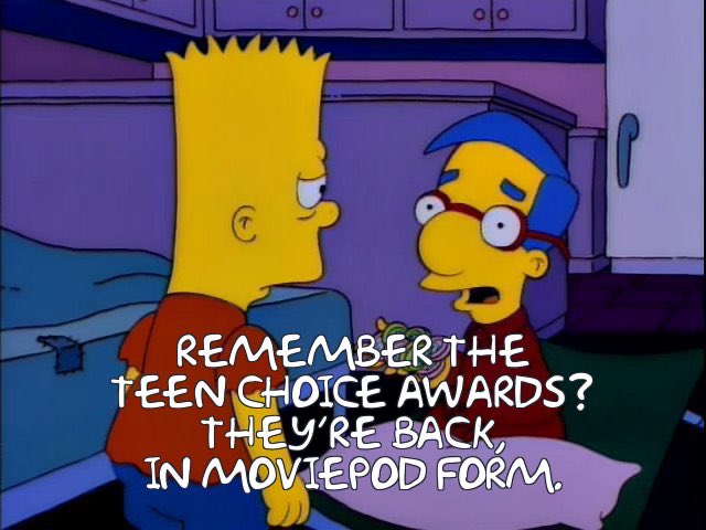 MoviePod is bringing back the Teen Choice Awards*. Arriving wherever you get podcasts this Friday.

*this is a 21+ event