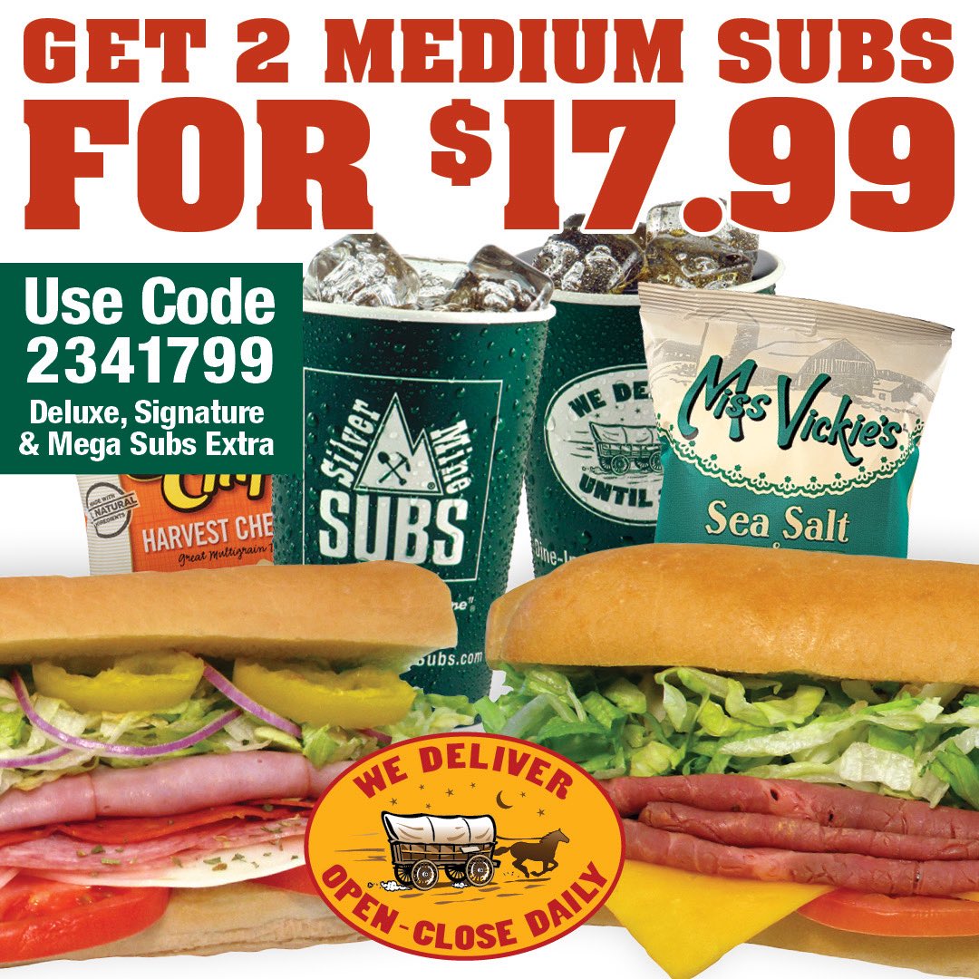 Silver Mine Subs (@silverminesubs) on Twitter photo 