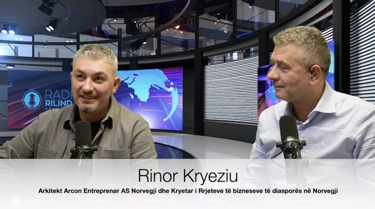 Rinor Kryeziu Arkitekt dhe kryetar i rrjeteve të bizneseve në Norvegji... youtu.be/n1TwCocatsw?si… via <a href="/YouTube/">YouTube</a>