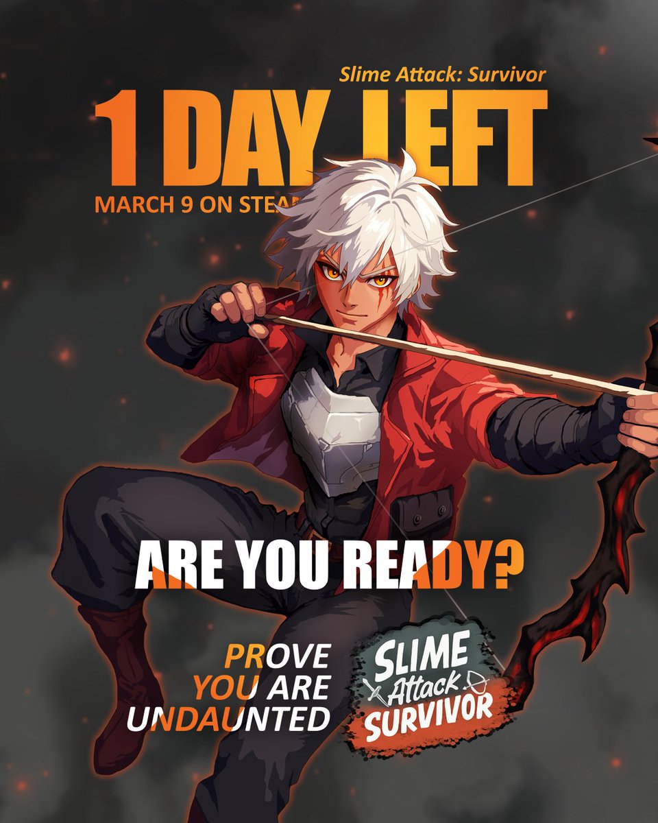 DoomasherGames's tweet photo. Tomorrow is finally the big day! 

We are ONE DAY away from launch and the hype is through the roof!!🥳

We can't wait!🔥

#GameDev #Roguelike #SteamNextFest #indiegame https://t.co/xzVQVwF9gh