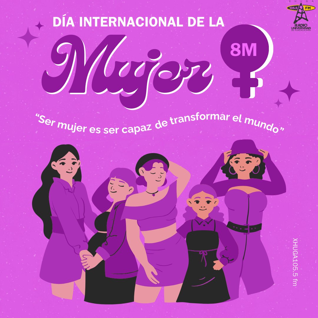 UdGAmecaRadio's tweet photo. 💜 8M | Día Internacional de la Mujer
Un día para reflexionar, reconocer derechos y seguir construyendo un futuro con igualdad.
Desde #XHUGARadioUdeG celebramos la fuerza y el talento de las mujeres. 📻✨
#8M2026 #DíaInternacionalDeLaMujer #RadioUdeG #Ameca https://t.co/QfO76sfRNJ