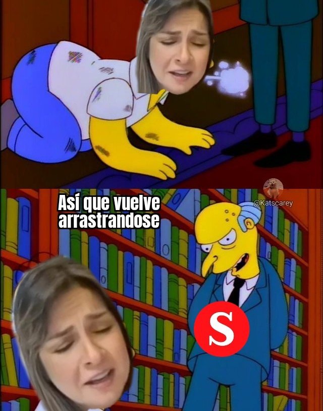 KatsCarey's tweet photo. Vicky Dávila mañana después de la quemada que se pegó. 🤣 https://t.co/rm20U2Q414