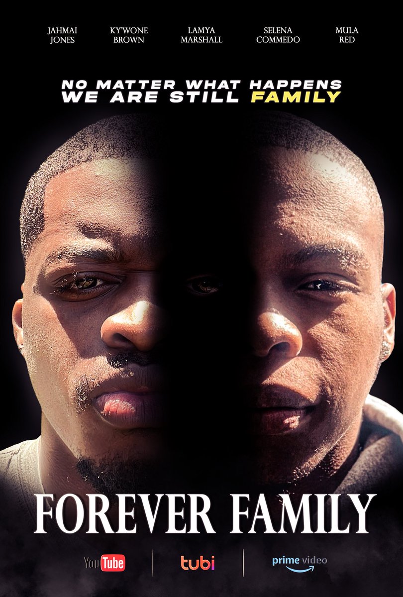 6Fstudioss's tweet photo. Movie poster for the upcoming movie “Forever Family” Starring Jahmai jones

With @yourbromike on ig

Reviews in comments below https://t.co/wm0XV3ykB7