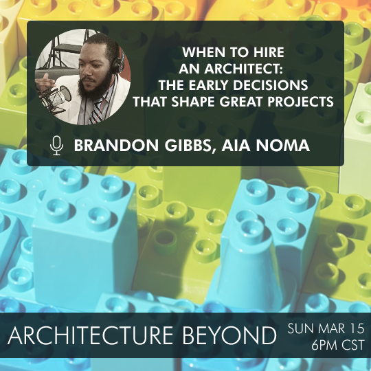 iamthestudio's tweet image. Coming Soon on Architecture Beyond

WHEN TO HIRE AN ARCHITECT: The Early Decisions That Shape Great Projects

📅 Airs March 15, 2026 at 6 PM CST
architecturebeyond.buzzsprout.com
#Architecture #DesignProcess #ArchitectureBeyond