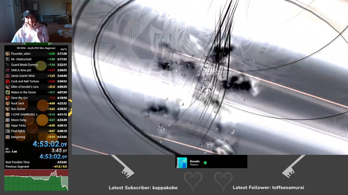 New Ps3 pb - 4:53:02

New strats led to this pb. Lets clean this up more to see how far we can get down the leaderboard