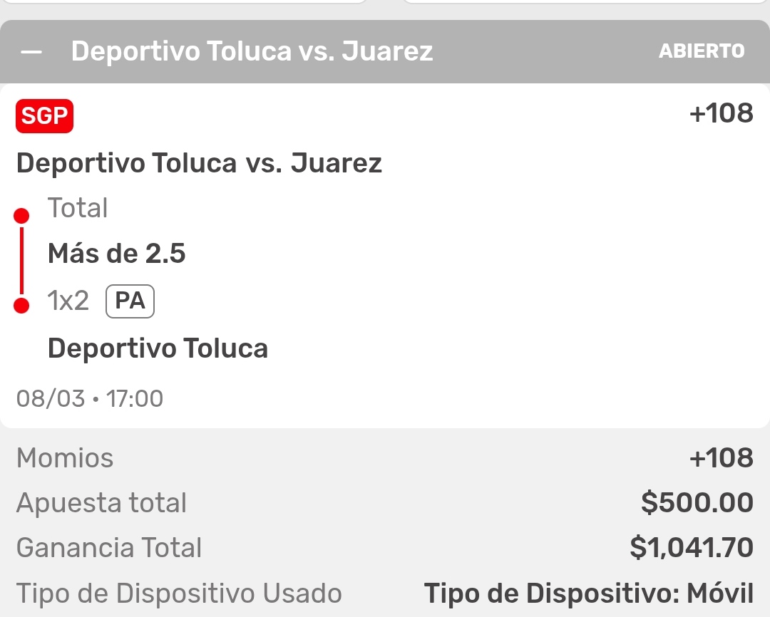 mortekh's tweet photo. Estás son mis propuestas, Toluca ganará si o si, Toluca en casa administra mejor los ritmos ganará , sin embargo también veo valor en los goles si Toluca logra adelantar tempranamente el partido quedará totalmente abierto solo esperamos que Juárez ayude un poco en el marcador. https://t.co/ICMHUKmuvf