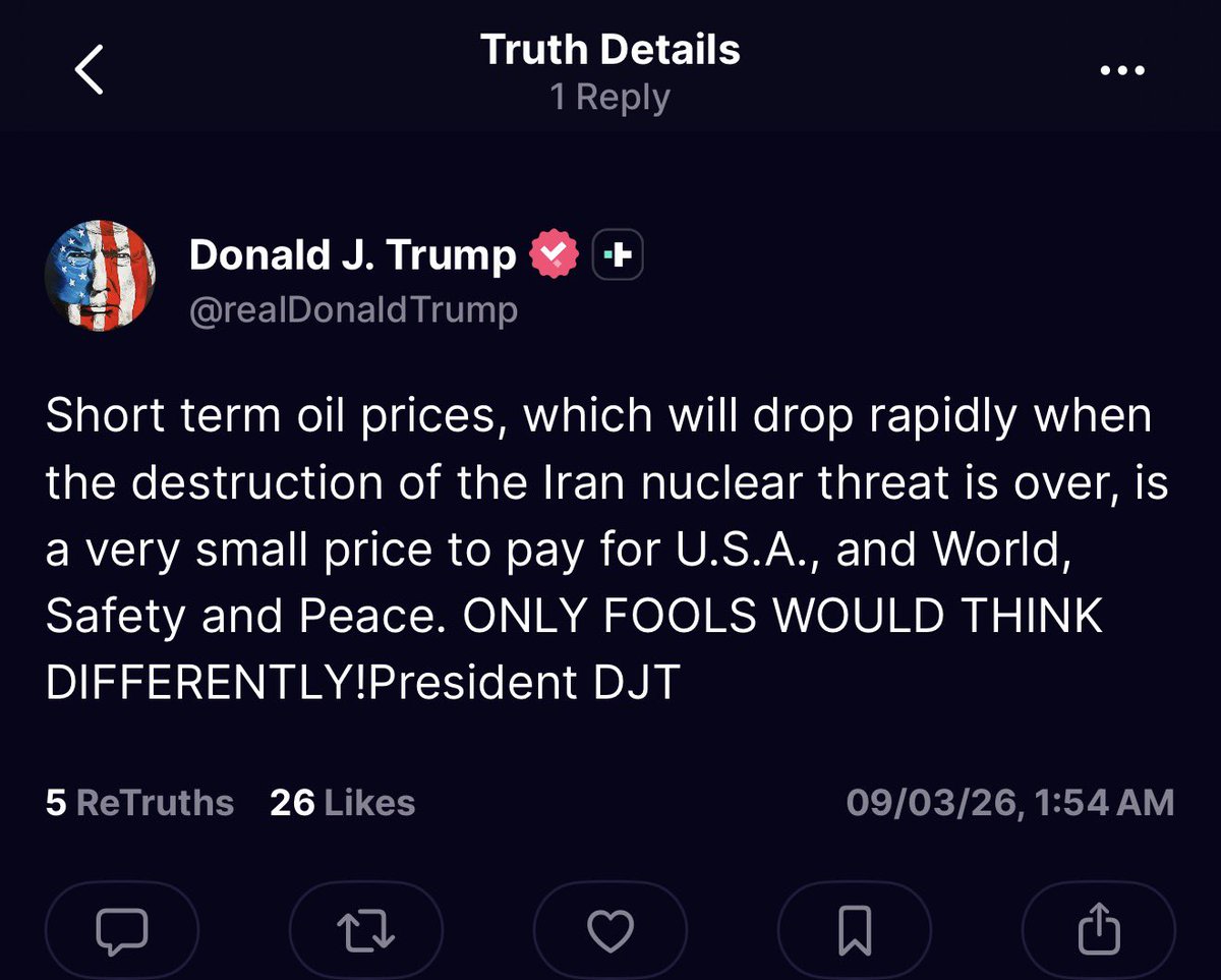 The President tweet media