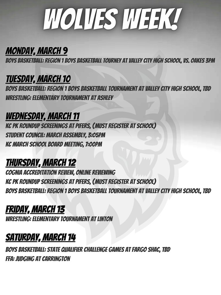 Kidder County Wolves tweet media