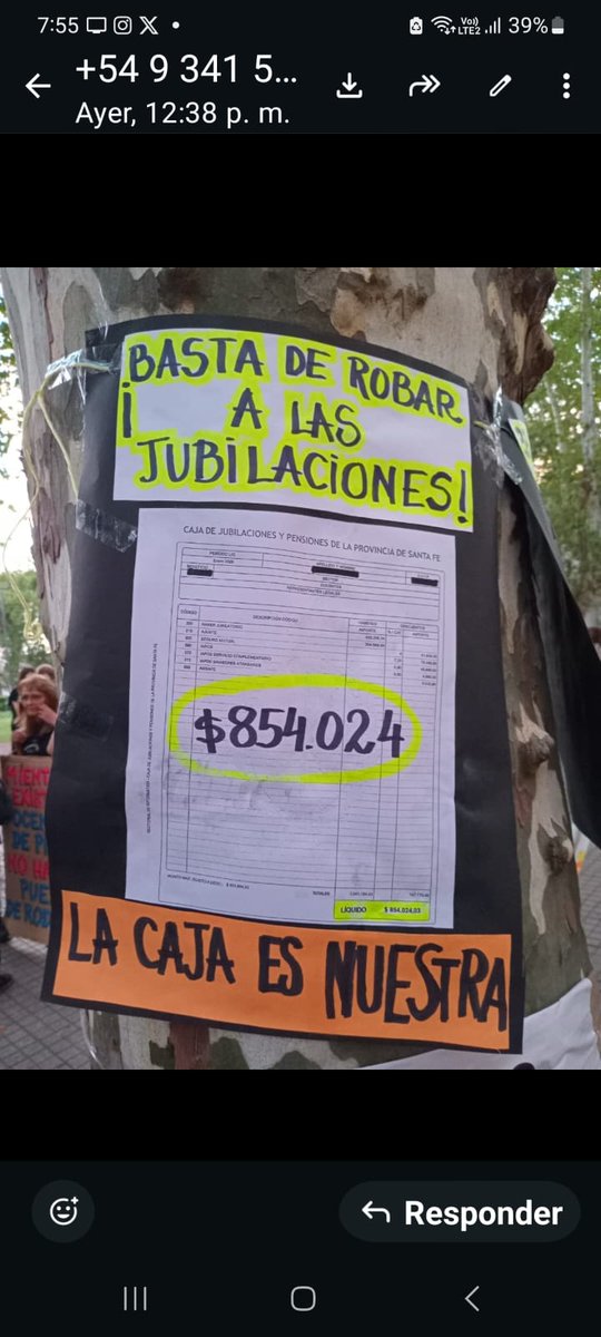 JulioLuna59's tweet photo. @Gatosylvestre Si no fuera por C5N y los medios alternativos estaríamos desinformado. Tiene todos los medios de Santa Fe comprados.
Los empleados y los jubilados provinciales cobran sueldos de miseria. Hay movilizaciones todos los días y nadie se entera. https://t.co/qM3uLUq8YC